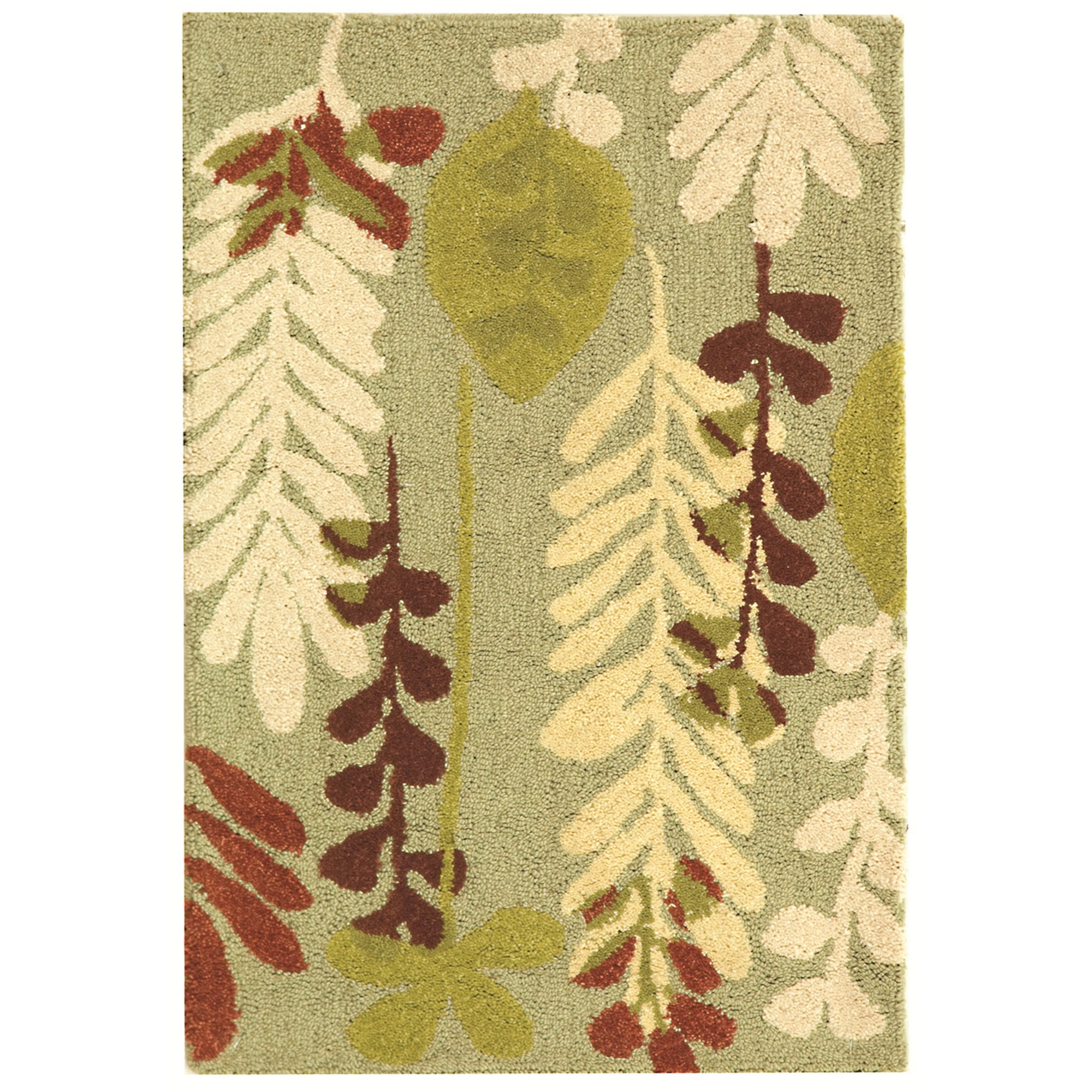 Safavieh Berkeley Fern/Ivory Area Rug Wayfair