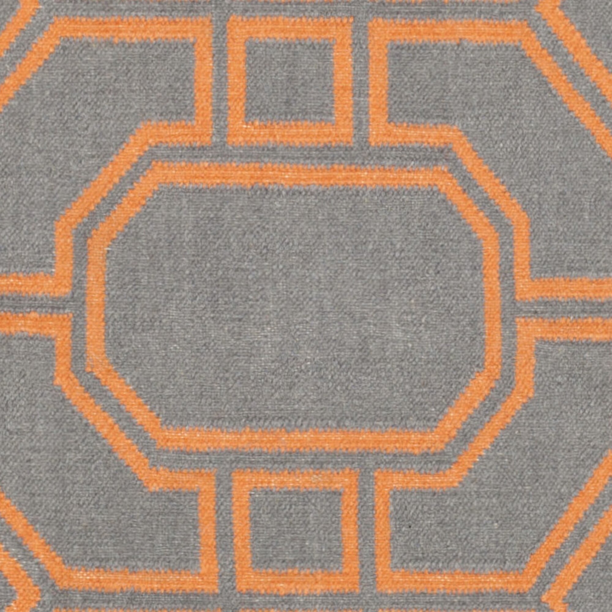 Berrnour Home Orange Area Rug Reviews Wayfair Zipcode Design