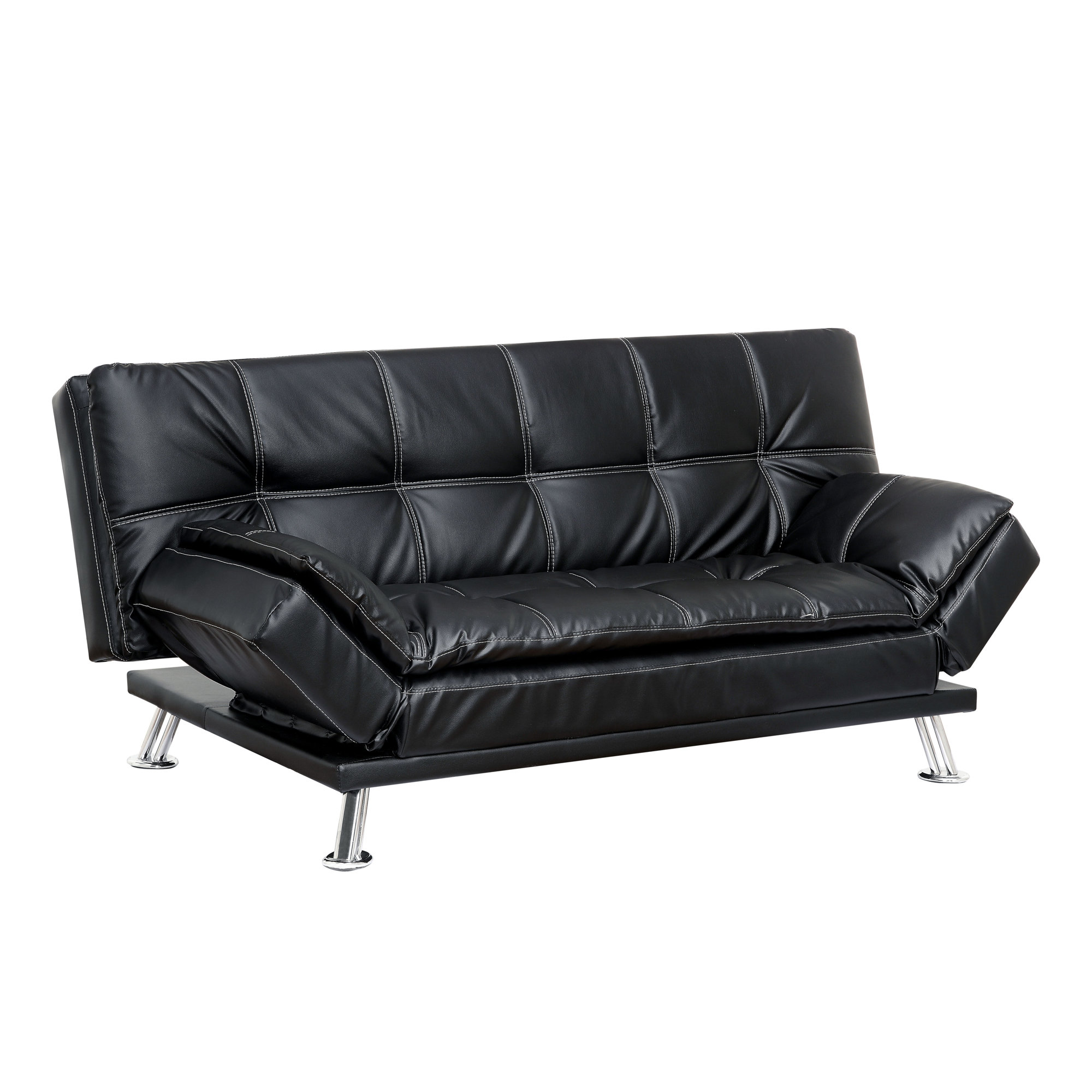 Hokku Designs Charmant Convertible Convertible Sofa & Reviews Wayfair.ca