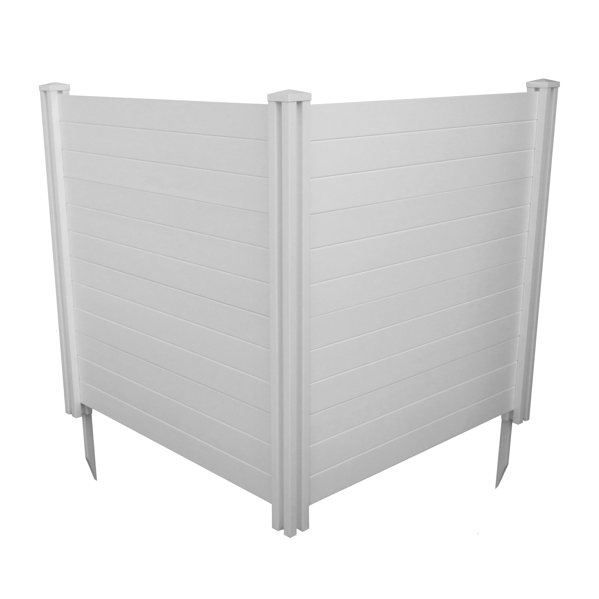 Zippity Outdoor Products Deluxe Premium No Dig Vinyl Privacy Screen