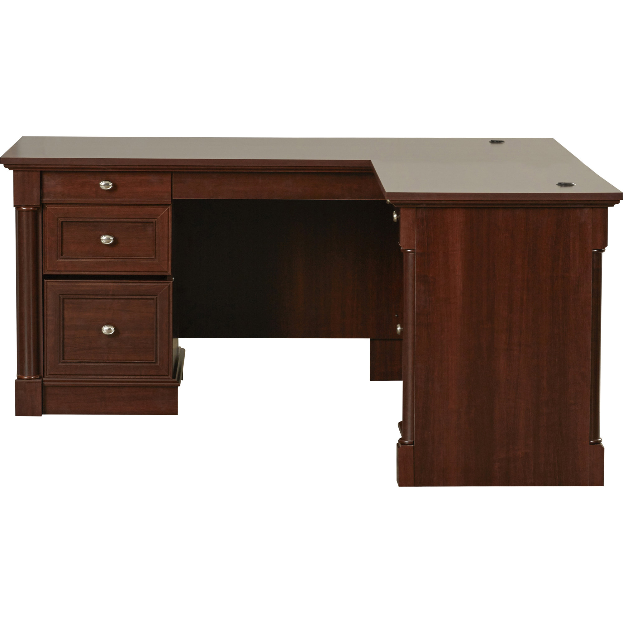 Three Posts Orviston LShape Executive Desk & Reviews Wayfair