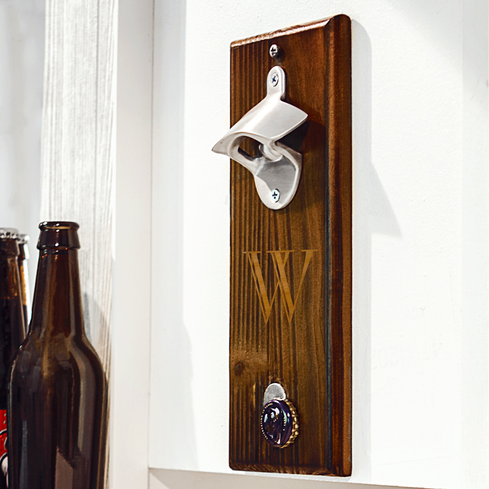 Cathys Concepts Personalized Wall Mount Bottle Opener & Reviews Wayfair