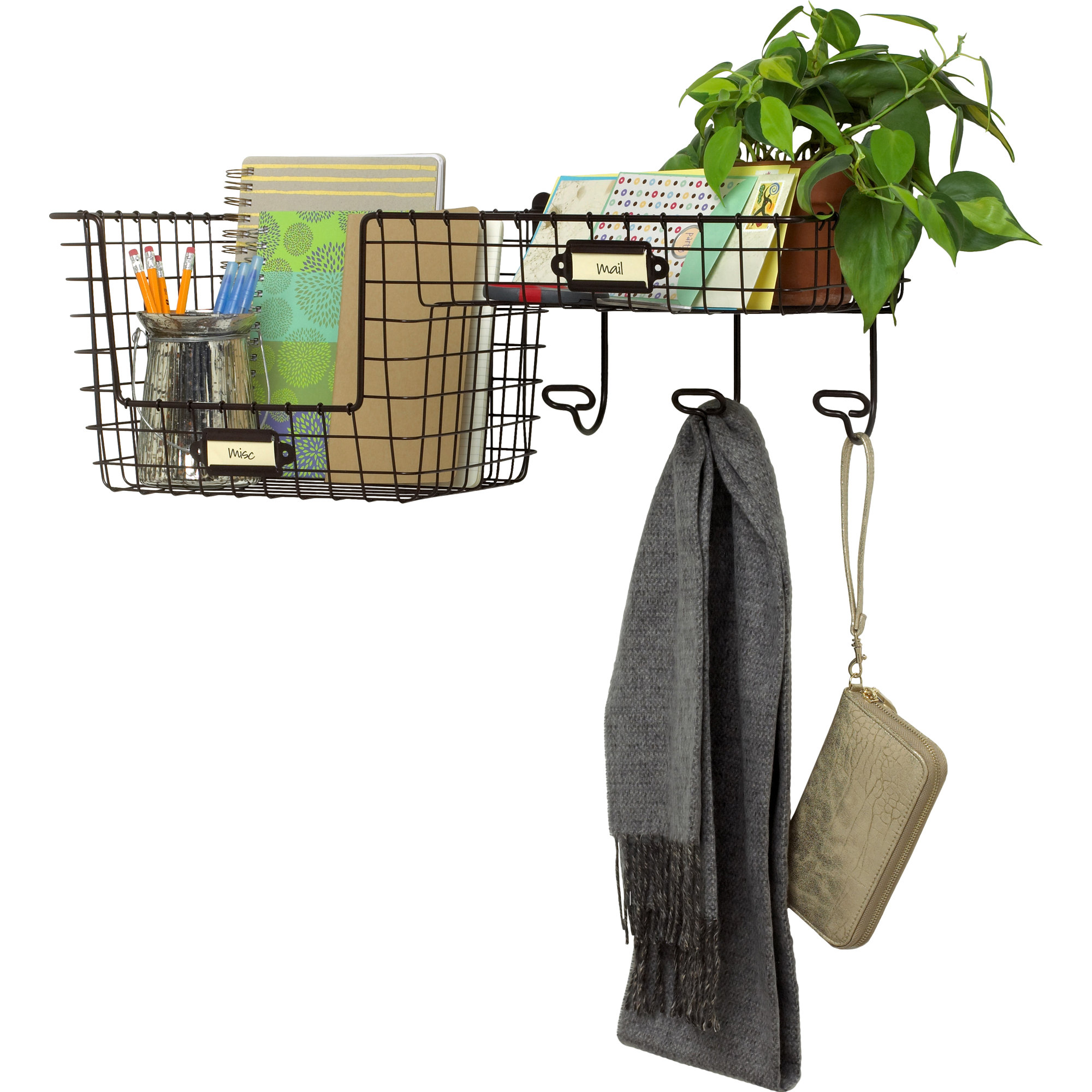 Spectrum Diversified Wall Mounted Coat Rack & Reviews Wayfair