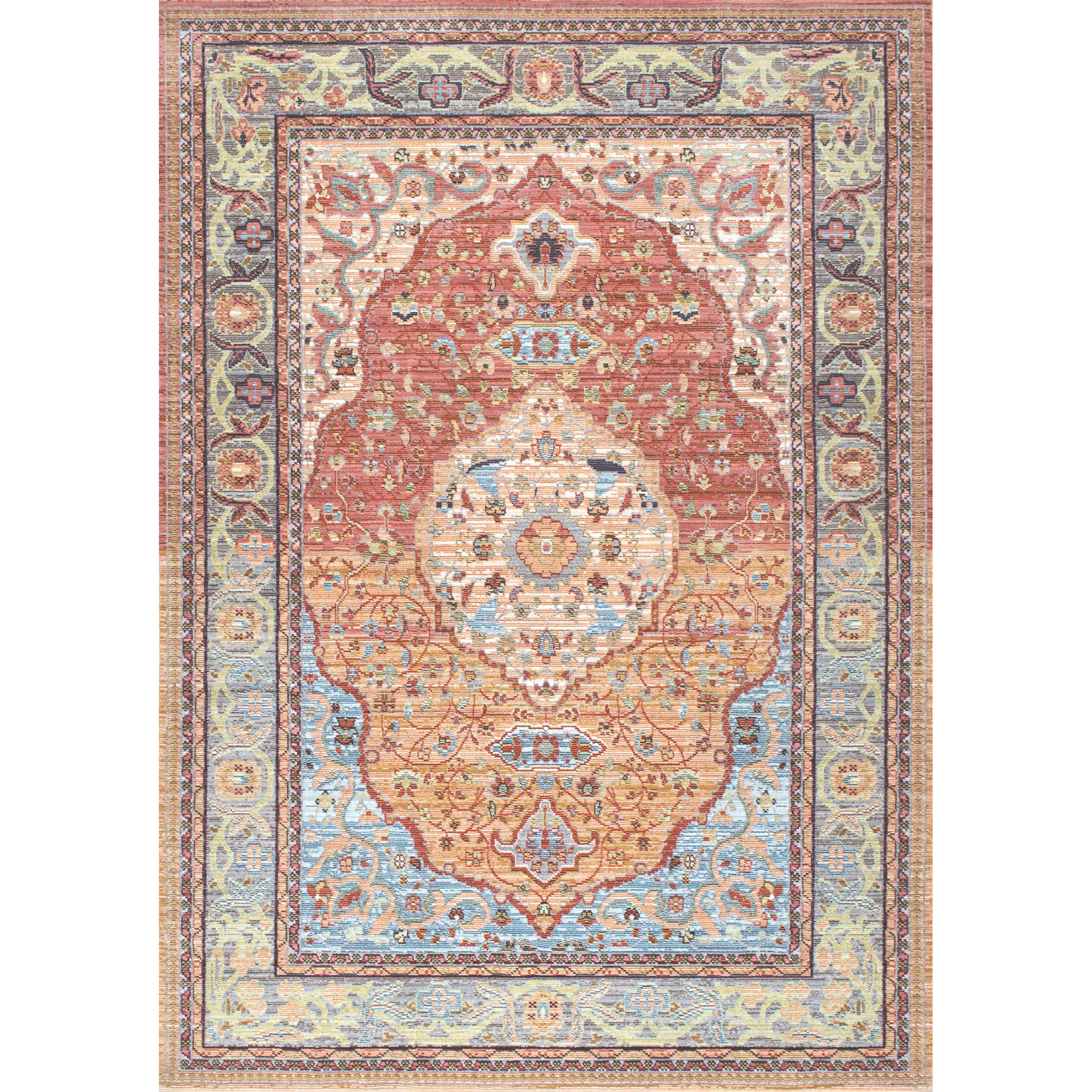 World Menagerie Brighton Orange Area Rug & Reviews Wayfair