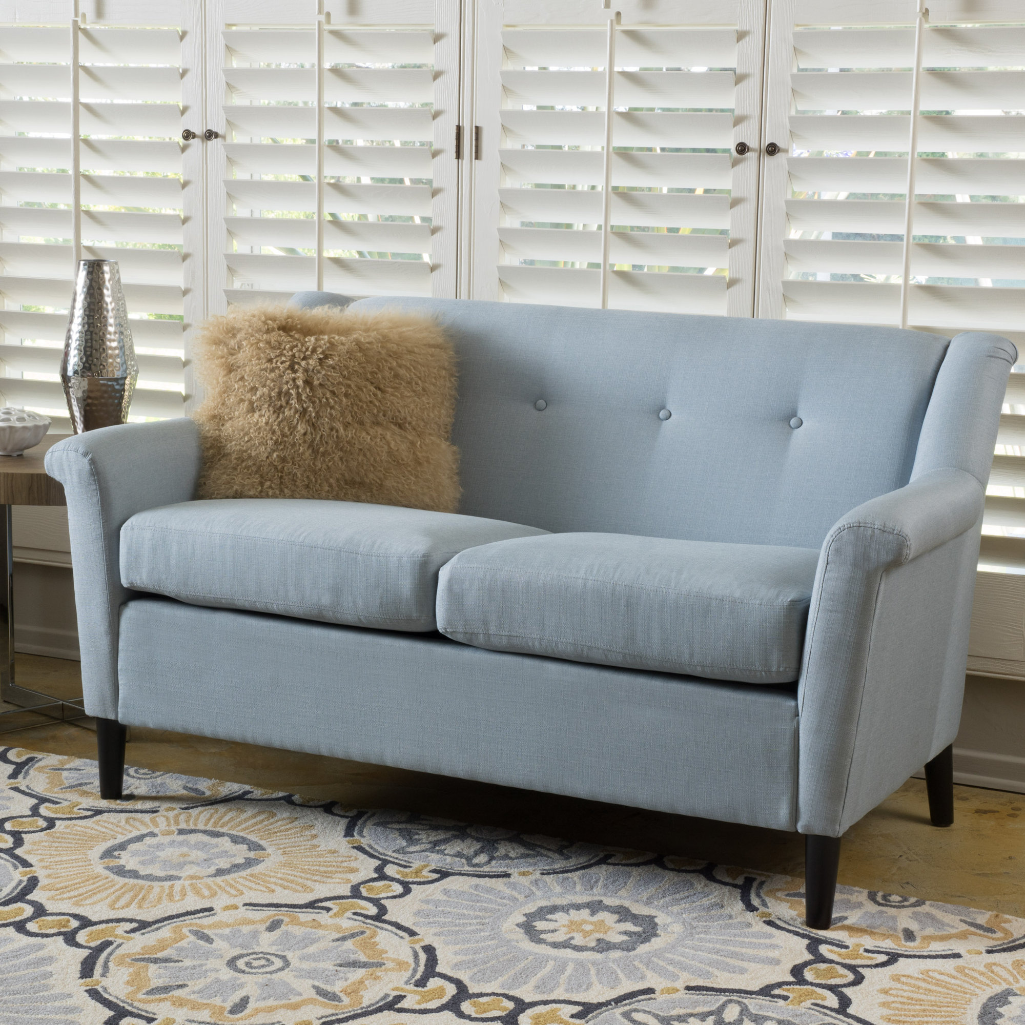 Home Loft Concepts Emily Modern Loveseat & Reviews Wayfair