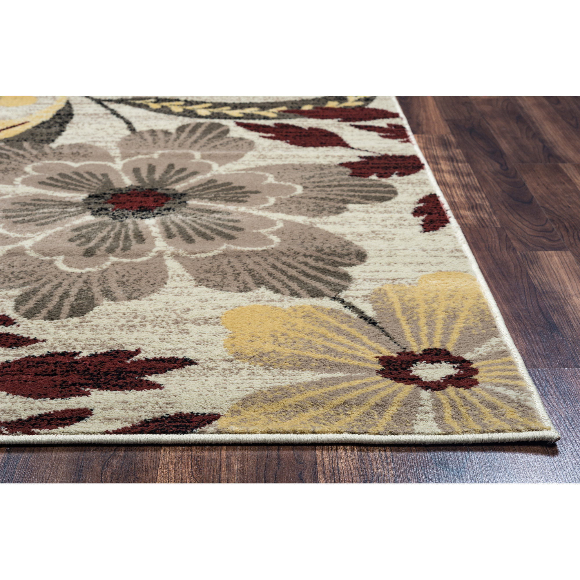 Threadbind Culver Ivory Floral Area Rug & Reviews Wayfair