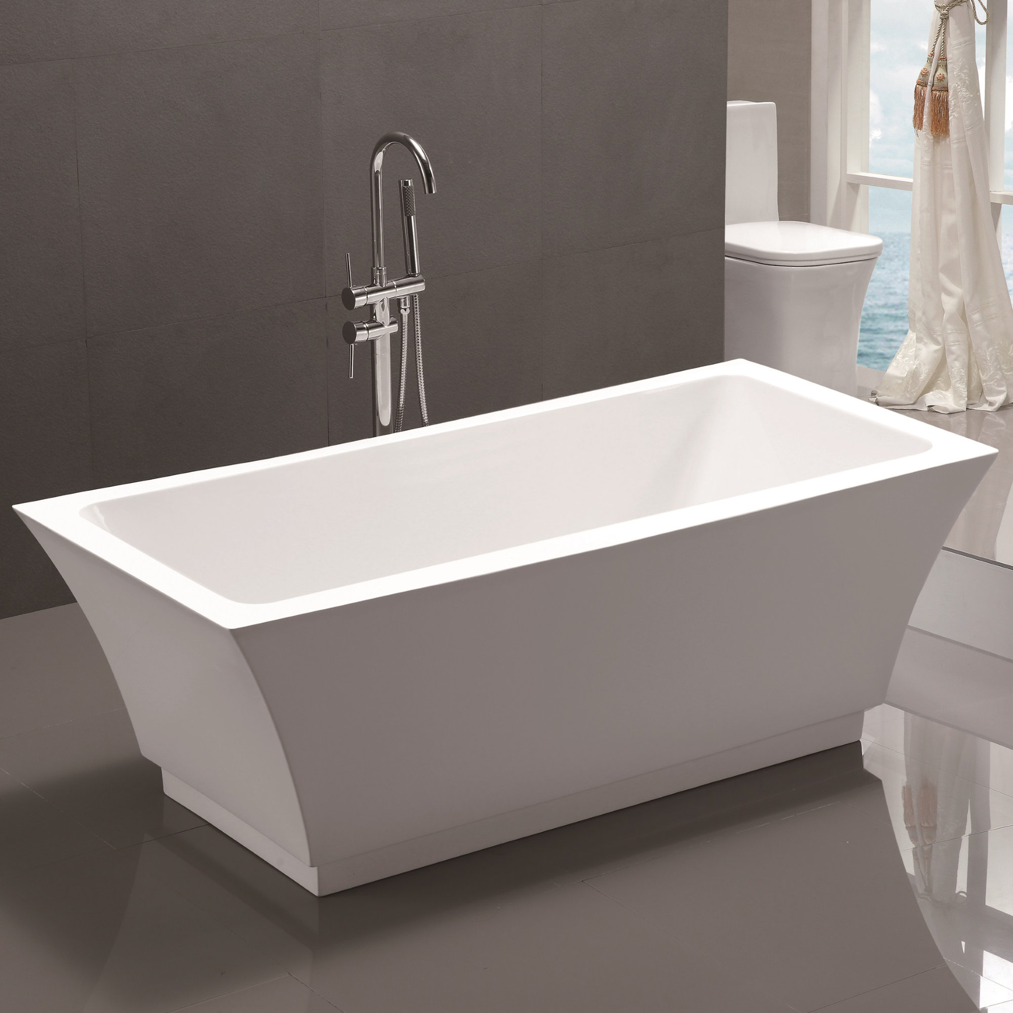 Freestanding Bathtub Reviews Best Acrylic Free Standing Soaking Tub