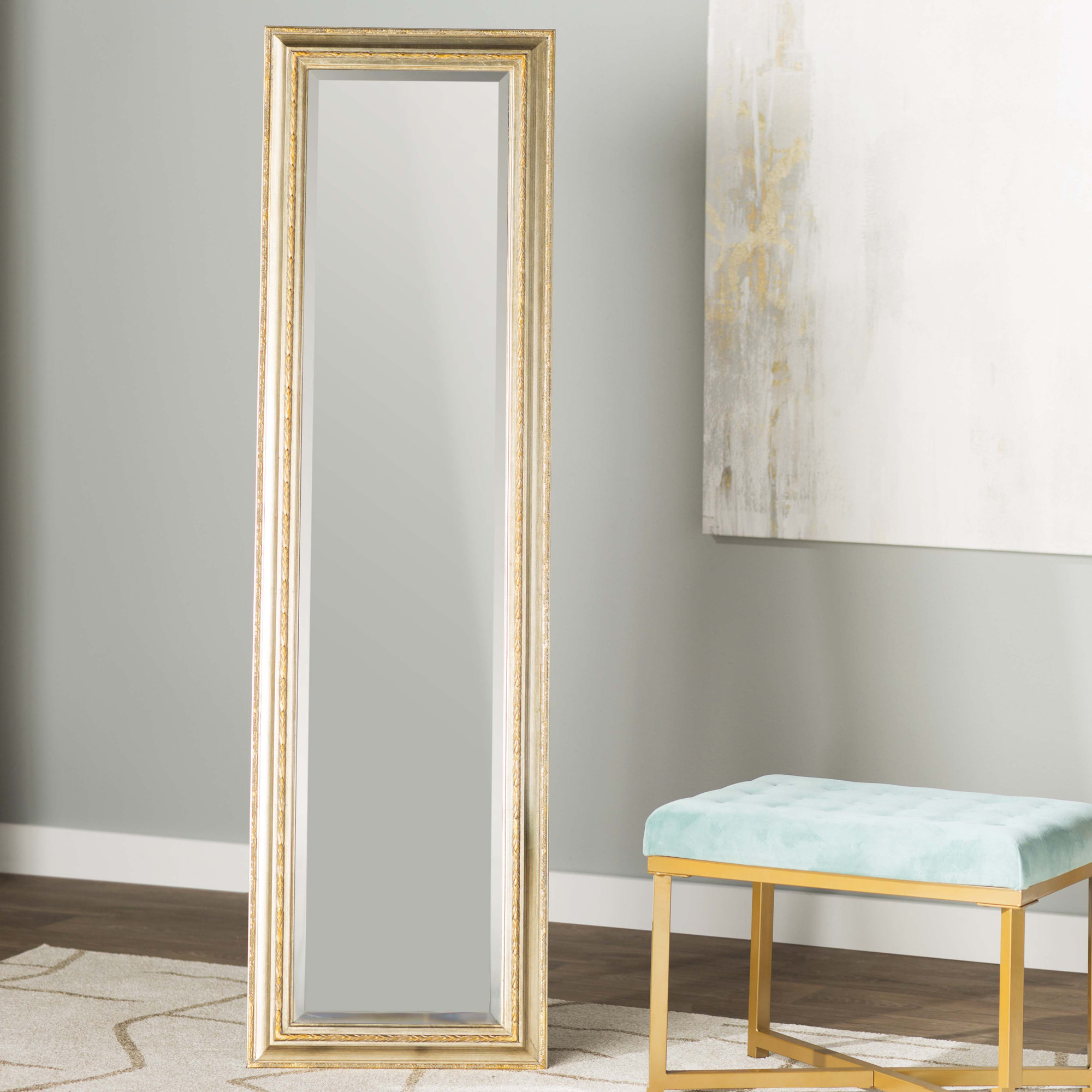 Bassett Mirror Regis Leaning Mirror & Reviews Wayfair