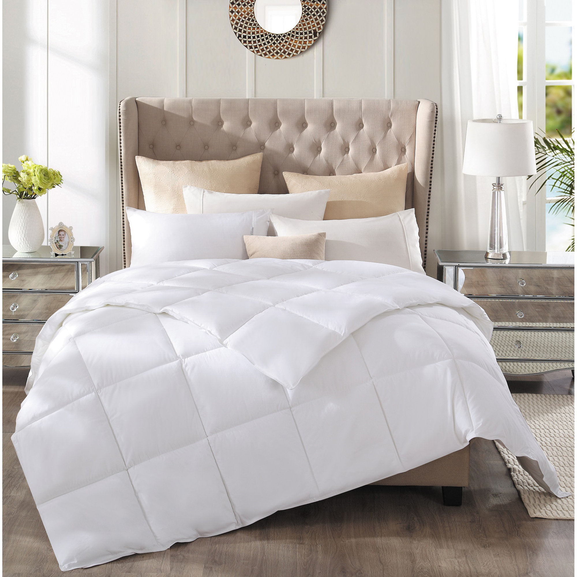 HLC.ME 100 Cotton All Season Down Alternative Comforter & Reviews