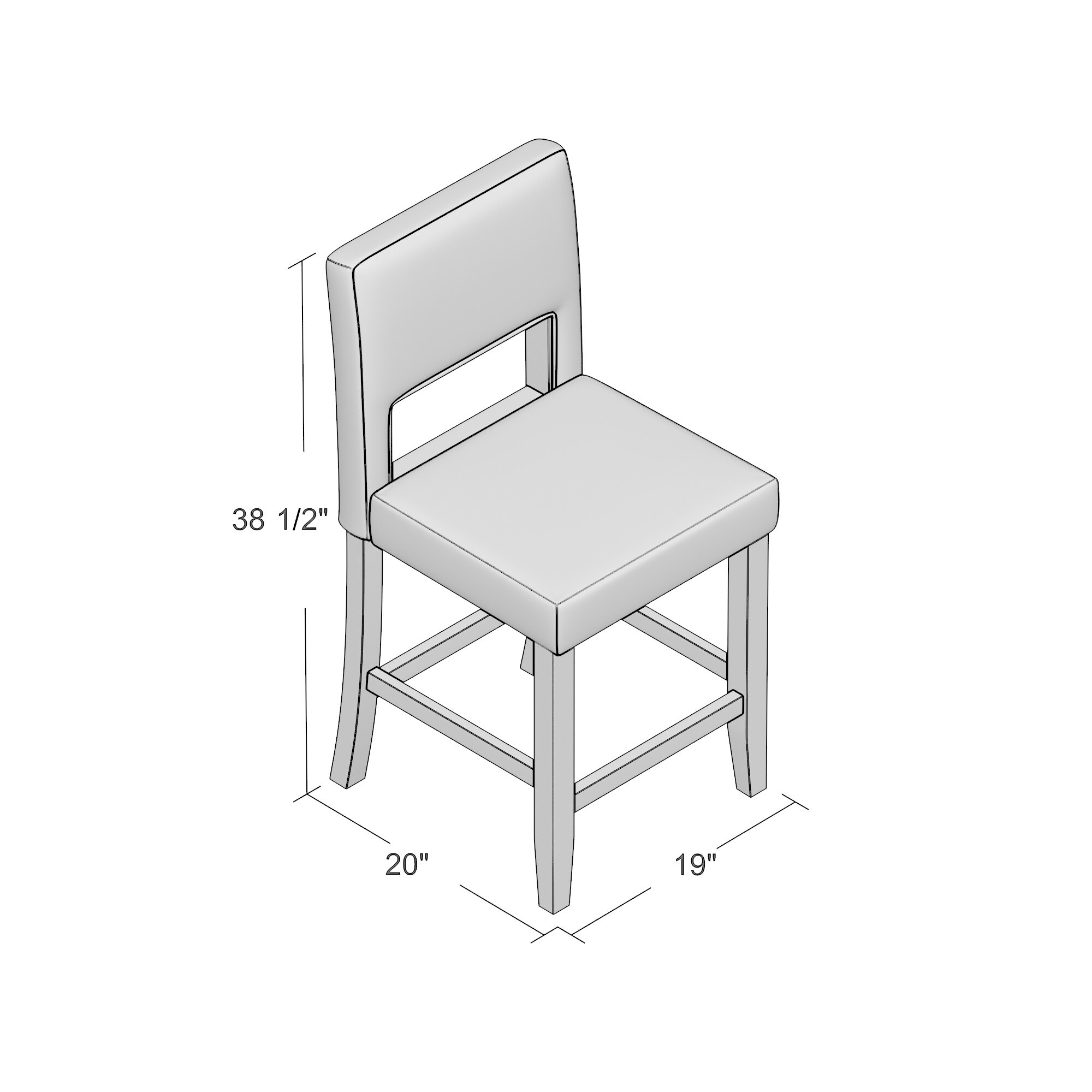 Latitude Run 24 Bar Stool Reviews Wayfair   24%22 Bar Stool 