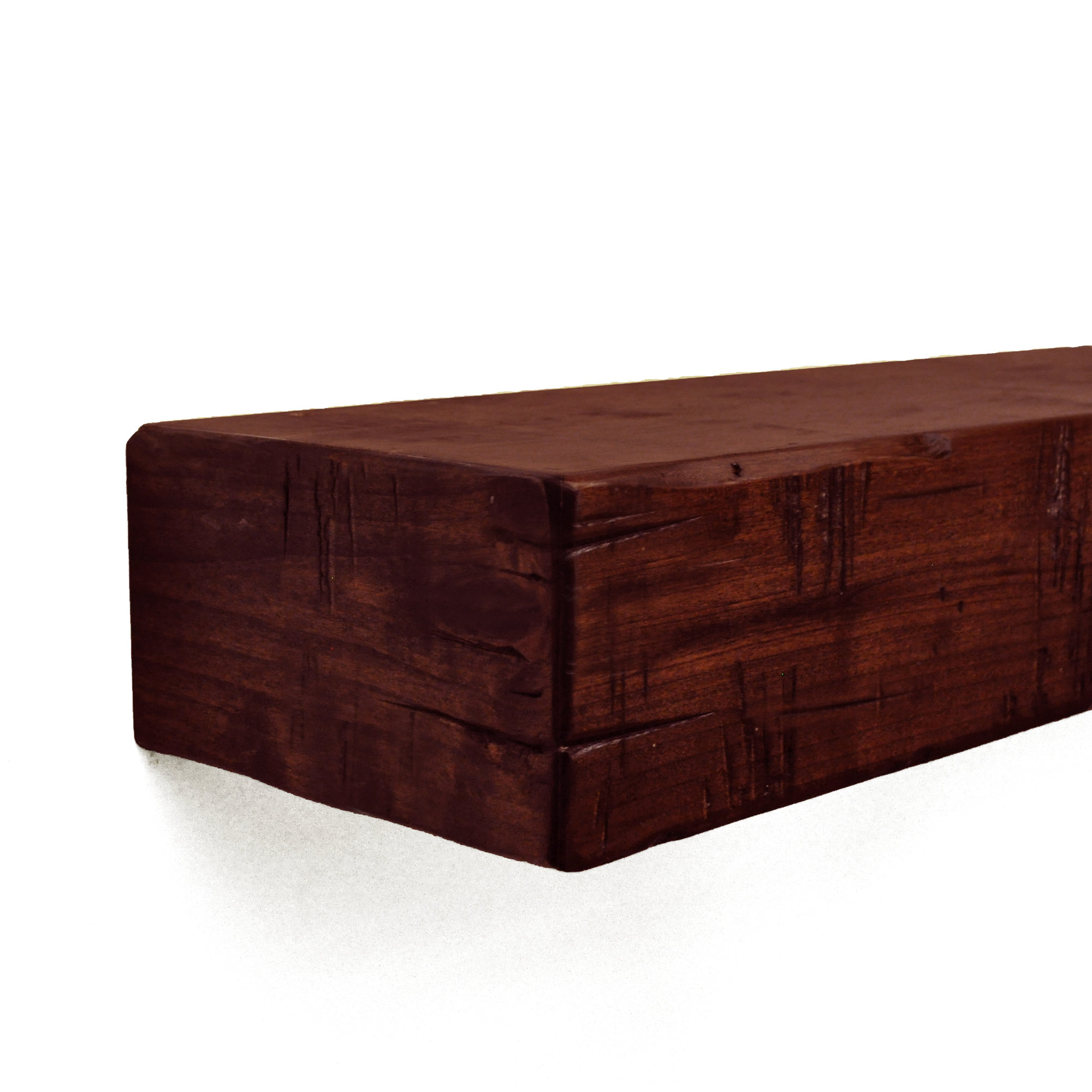 Dogberry Collections Rustic Fireplace Mantel Shelf