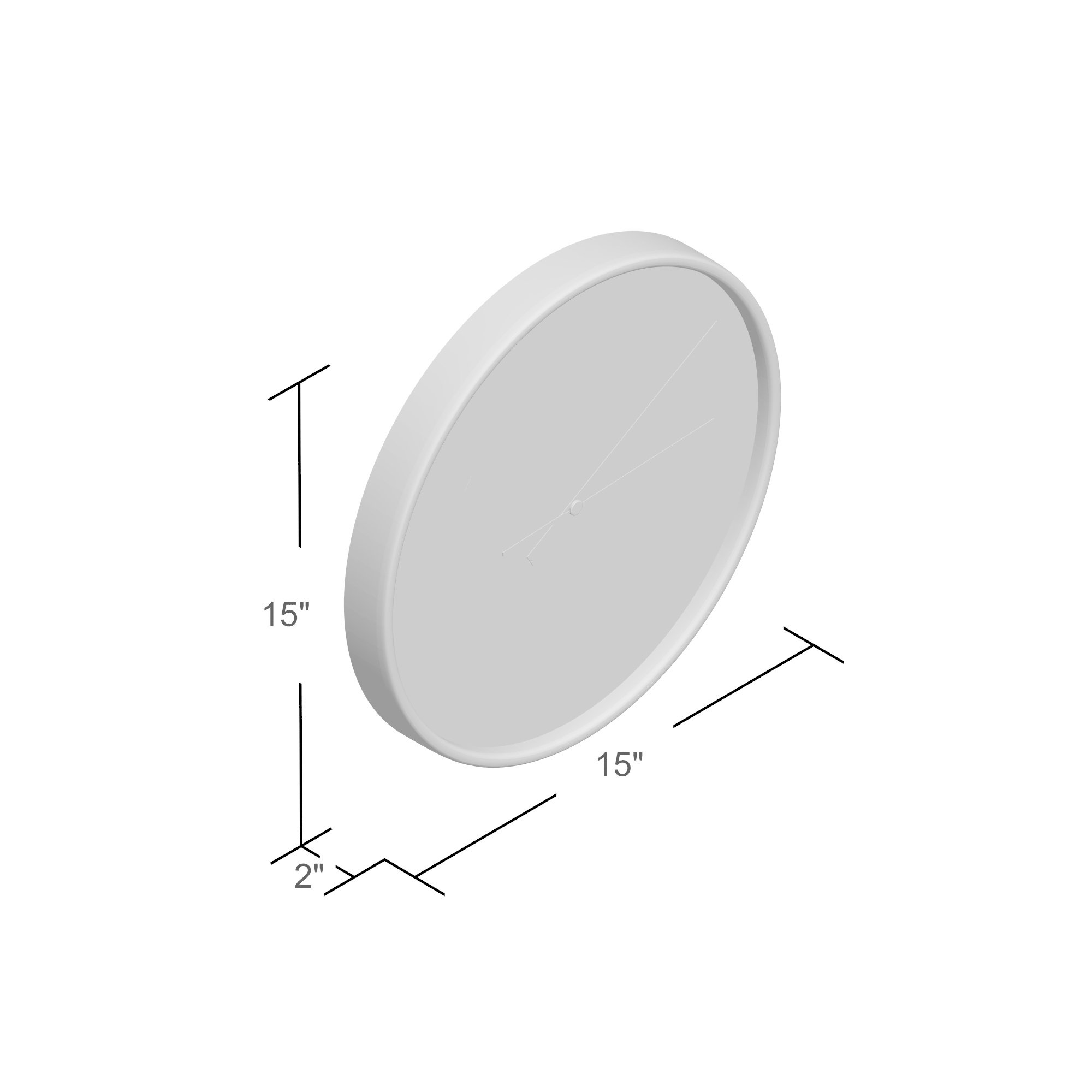 15" Jumbo Wall Clock & Reviews AllModern