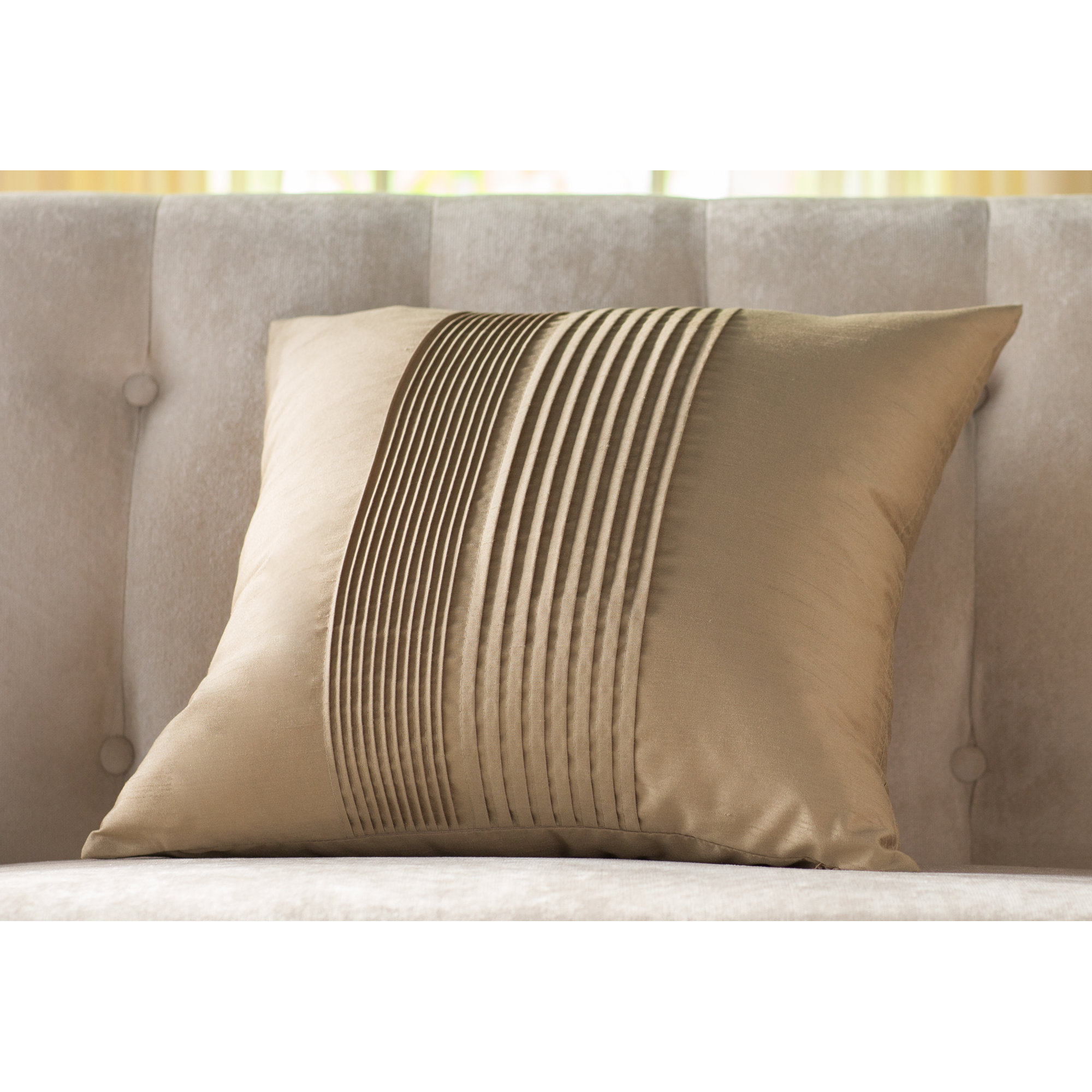 House of Hampton Bradshaw Pleated Throw Pillow & Reviews Wayfair