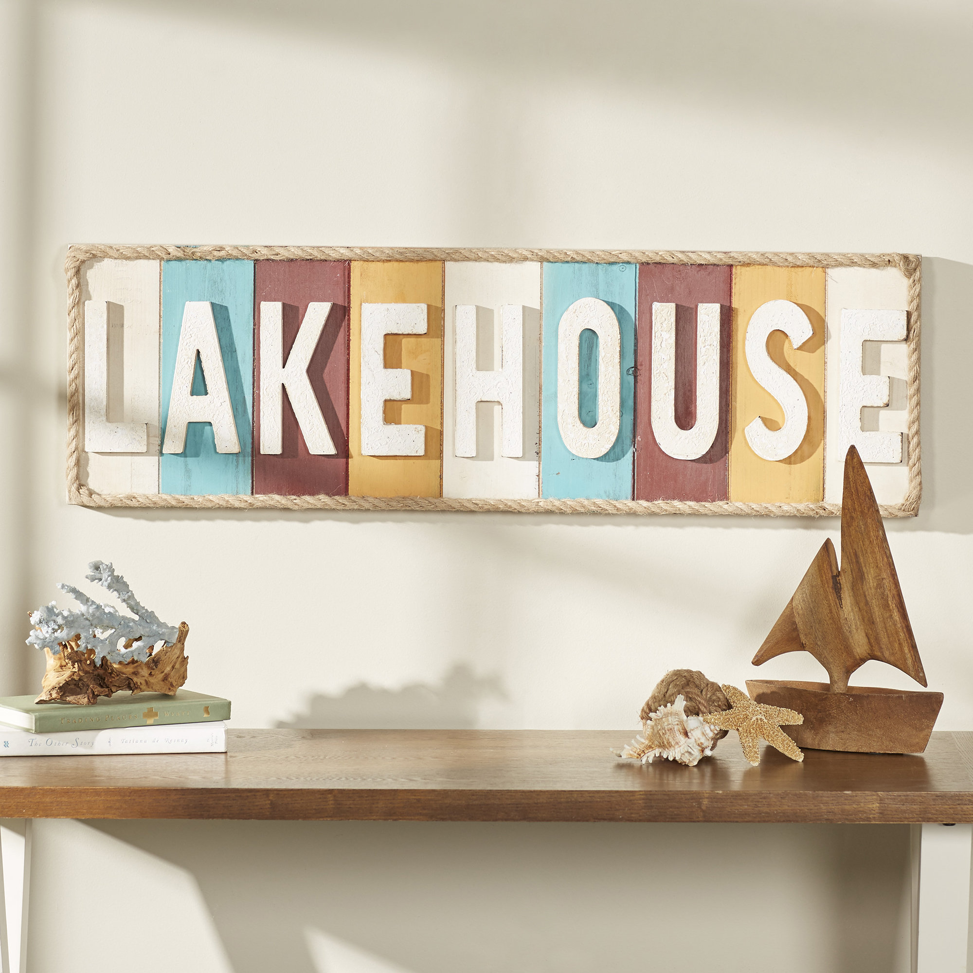 Beachcrest Home Lake House Written Wall Décor & Reviews Wayfair