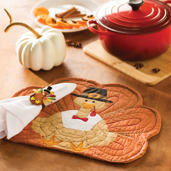 The Holiday Aisle Turkey Placemat & Reviews Wayfair