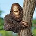 bigfoot yeti tree statue