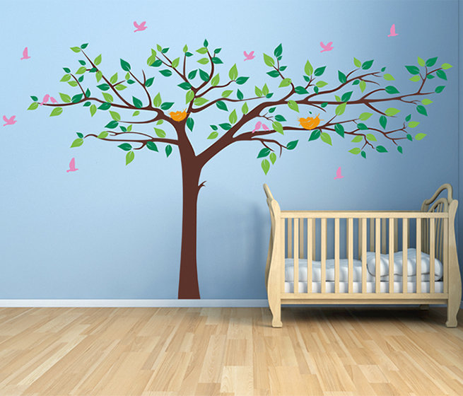 Pop Decors Colorful Super Big Tree Wall Decal & Reviews Wayfair