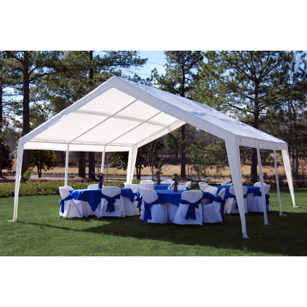 King Canopy 20 Ft. W x 20 Ft. D Canopy & Reviews Wayfair