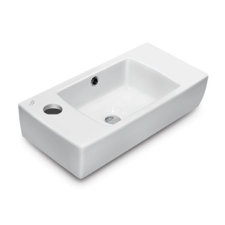 Cheviot Estoril White Drop In Rectangular Bathroom Sink At Undermount