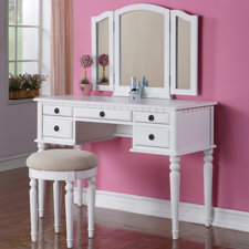 Bedroom & Makeup Vanities You\'ll Love | Wayfair Bedroom & Makeup Vanities You\'ll Love | Wayfair