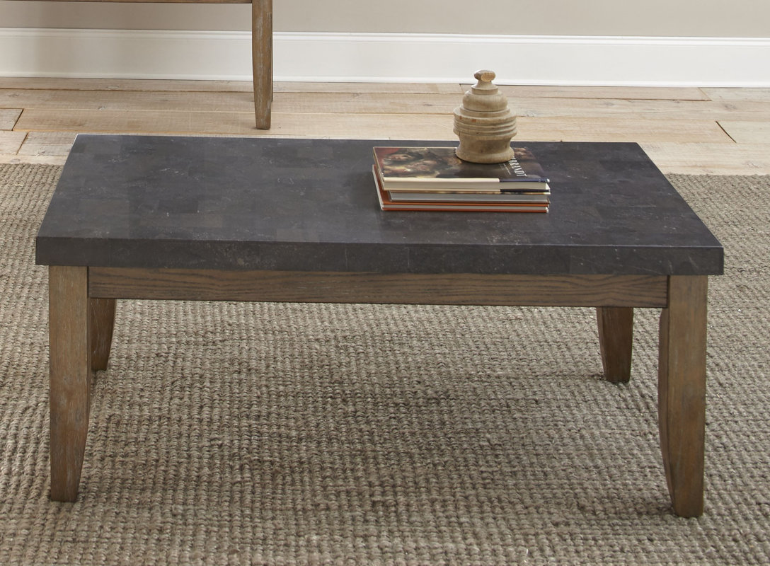 loon peak pine knob bluestone coffee table & reviews | wayfair loon peak pine knob bluestone coffee table & reviews | wayfair