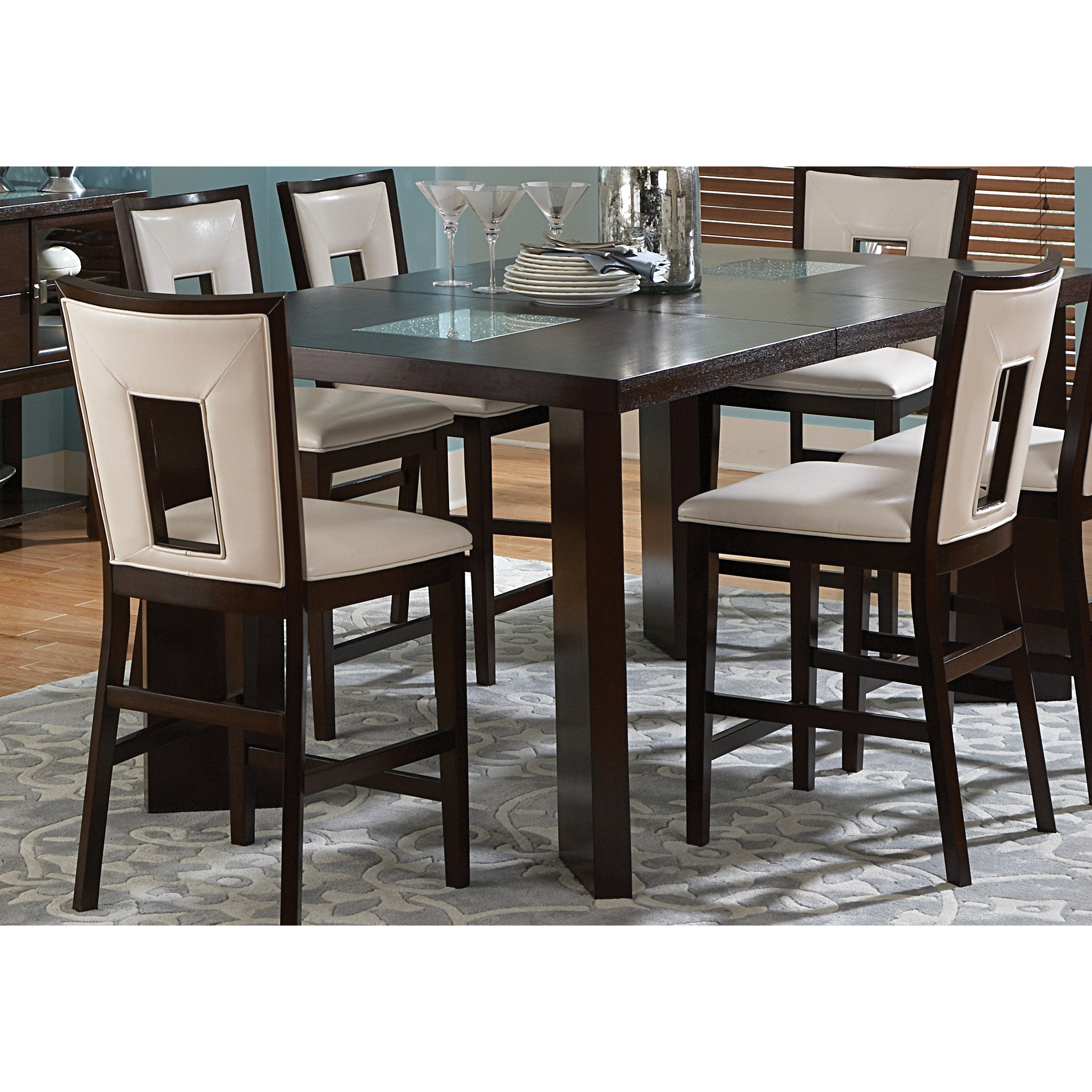 Brayden Studio Hillcrest 7 Piece Counter Height Dining Set ...