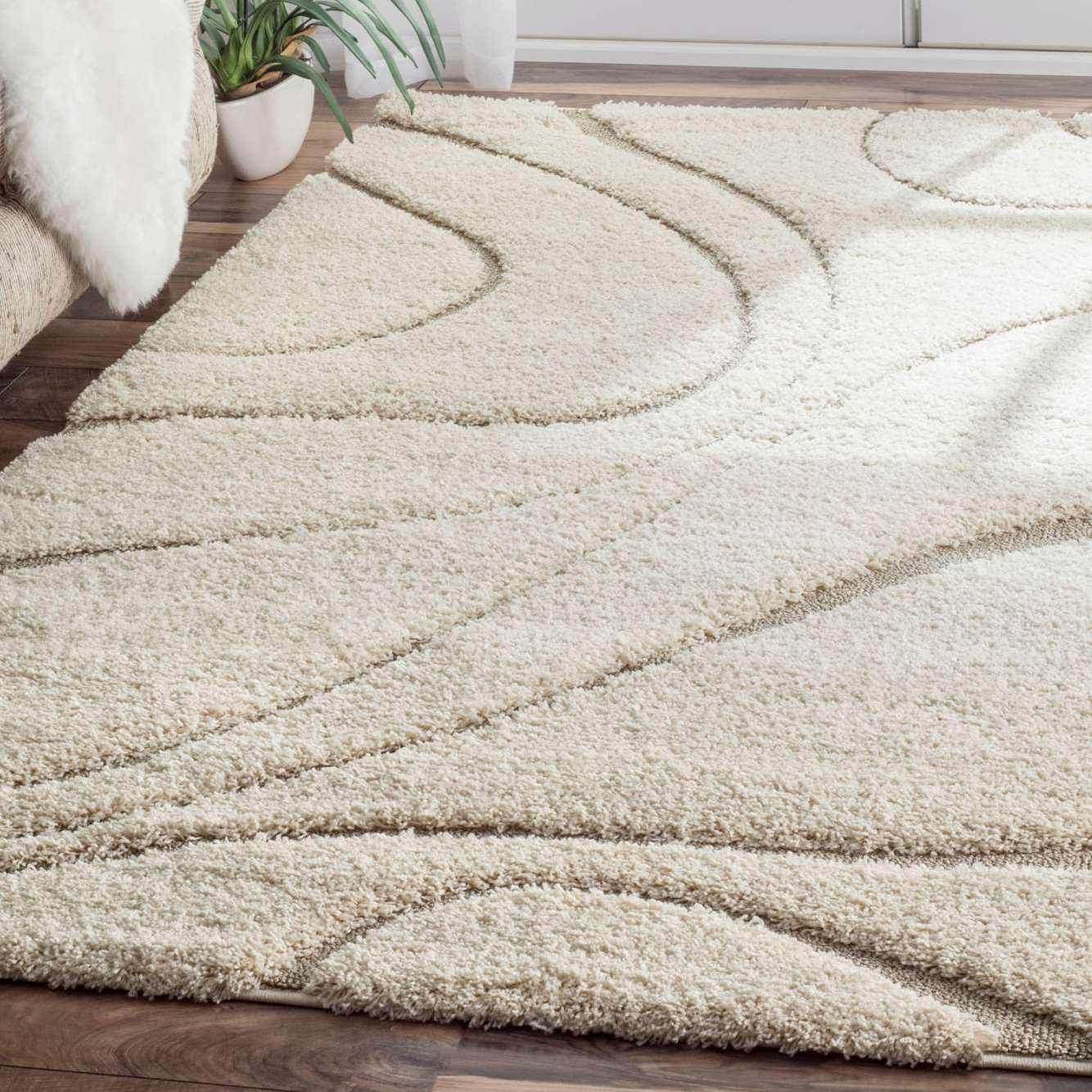 Wade Logan Berenson Cream Area Rug & Reviews Wayfair