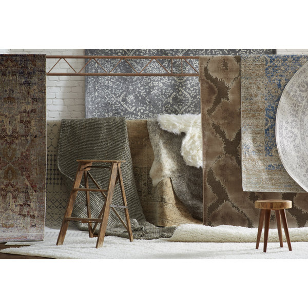 Loloi Rugs Grand Canyon Gray/Ivory Area Rug & Reviews Wayfair