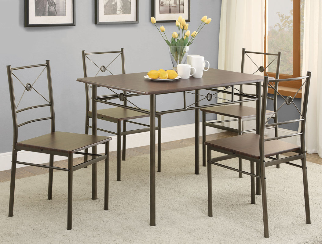 andover mills mayflower 5 piece dining set & reviews | wayfair andover mills mayflower 5 piece dining set & reviews | wayfair