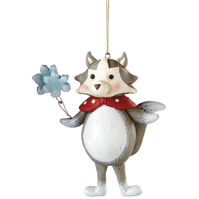 The Holiday Aisle Wolf Ornament & Reviews Wayfair