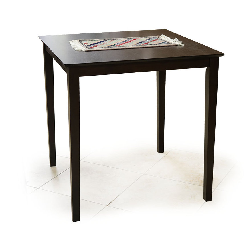 Charlton Home Lacon 36 Interlocking Wood Pub Table Wayfair Supply