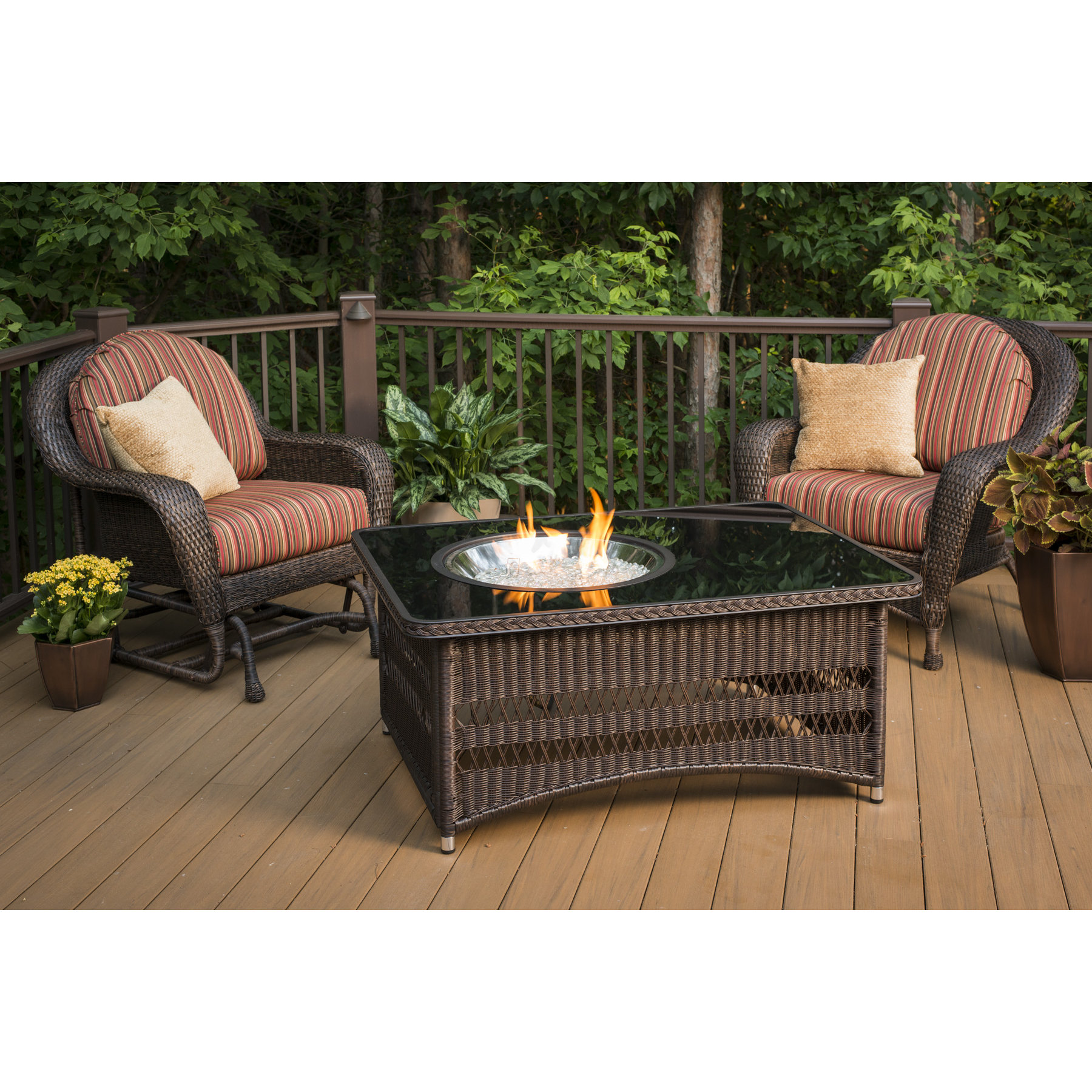 The Outdoor Greatroom Pany Naples Coffee Table With Fire Pit Naples Coffee Table With Fire Pit