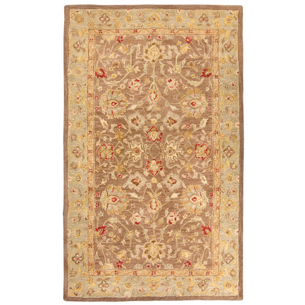 Marianna Ivory & Cream Oriental Wool HandTufted Area Rug & Reviews