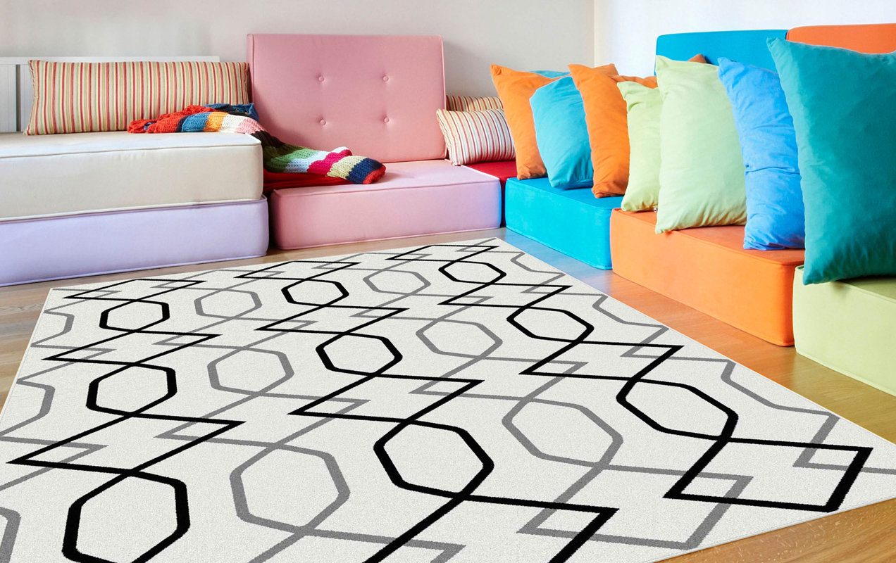 Threadbind Brookville White Area Rug & Reviews Wayfair