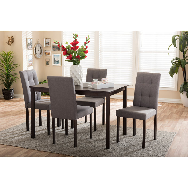 wholesale interiors baxton studio 5 piece dining set & reviews wholesale interiors baxton studio 5 piece dining set & reviews