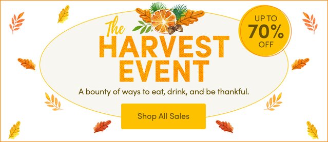 Up to 70% off Home Harvest SALE