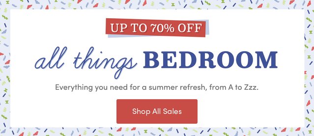 Save up to 70% off All Things Bedroom at Wayfair
