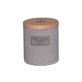 Concrete Fresh Linen Jar Candle