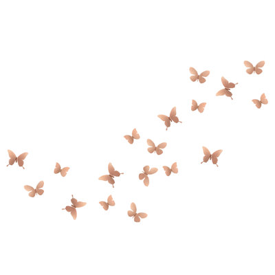 Umbra Wall Decor 9 piece metal mariposa wall décor set & reviews | allmodern Umbra Wall Decor 9 piece metal mariposa wall décor set & reviews | allmodern