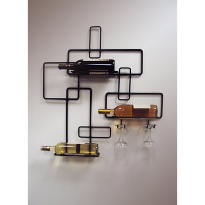 Wall Mounted Metal Wine Rack j & j wire 3 bottle wall mounted wine rack & reviews | wayfair Wall Mounted Metal Wine Rack j & j wire 3 bottle wall mounted wine rack & reviews | wayfair