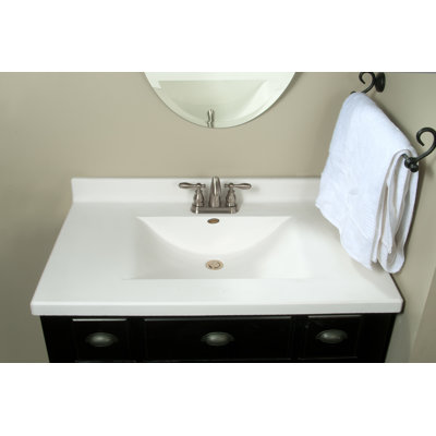 Imperial Center Wave Bowl 37 Single Bathroom Vanity Top Reviews Imperial Center Wave Bowl 37 Single Bathroom Vanity Top Reviews Wayfair