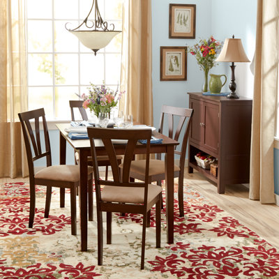 Andover Mills Donald 5 Piece Dining Set & Reviews | Wayfair Andover Mills Donald 5 Piece Dining Set & Reviews | Wayfair