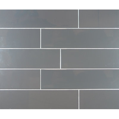Mulia Tile Clic 4 X 16 Ceramic Subway In Dark Gray Mulia Tile Clic 4 X 16 Ceramic Subway In Dark Gray Reviews Wayfair
