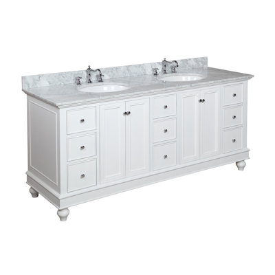 Bathroom Vanities Double kbc bella 72" double bathroom vanity & reviews | wayfair Bathroom Vanities Double kbc bella 72" double bathroom vanity & reviews | wayfair