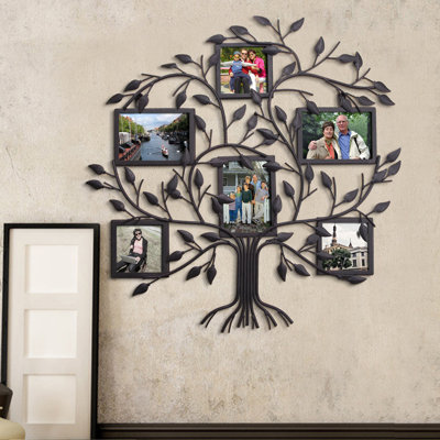 Family Tree Picture Frame Wall Hanging red barrel studio 6 opening decorative family tree wall hanging Family Tree Picture Frame Wall Hanging red barrel studio 6 opening decorative family tree wall hanging