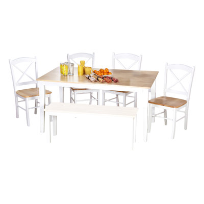 august grove wisteria 6 piece dining set & reviews | wayfair august grove wisteria 6 piece dining set & reviews | wayfair