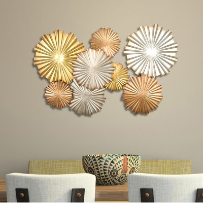 Metal Circle Wall Decor mistana mixed statement circles metal wall décor & reviews | wayfair Metal Circle Wall Decor mistana mixed statement circles metal wall décor & reviews | wayfair