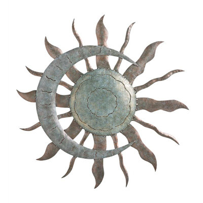 Sun And Moon Wall Decor wind & weather recycled moon and sun wall décor & reviews | wayfair Sun And Moon Wall Decor wind & weather recycled moon and sun wall décor & reviews | wayfair