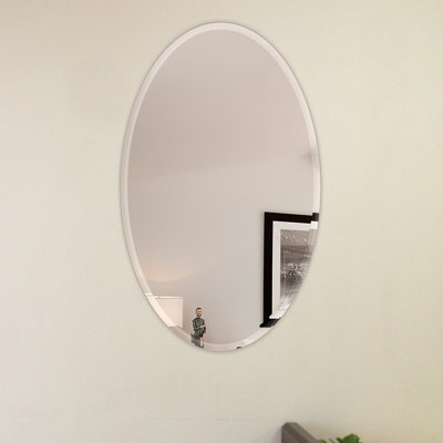 Frameless Wall Mirror fab glass and mirror oval beveled polish frameless wall mirror Frameless Wall Mirror fab glass and mirror oval beveled polish frameless wall mirror