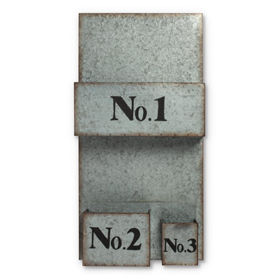 Metal Wall File the gerson companies lone elm studio 13" x 26" x 3.5" galvanized Metal Wall File the gerson companies lone elm studio 13" x 26" x 3.5" galvanized